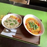 スプーンソング - 【2019年11月13日(水)】天然真鯛＆厚揚げのマラバール(辛口)×ナッツプラオプレート