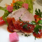 SHIZUKU wine and deli - 豚肉のハムだったかな？