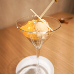 ラチュレ - チョコのクレームブリュレとグレープフルーツのジュレ