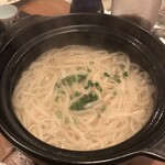 お料理 ほそかわ - 〆の、うどん！