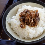 柿安 ミートエクスプレス - 牛しぐれたまごかけご飯