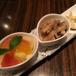 BEER CAFE GAMBRINUS - 前菜3種のプレート