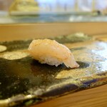 小判寿司 - ［2019/12］鮨おまかせ・藍(6600円)・寿司② 道産甘えび昆布締めの握り