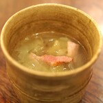 麻布 幸村 - ベーコンの和風コンソメスープ