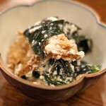 麻布 幸村 - 金時草の白和え