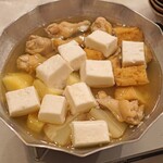 麻布 幸村 - おでん　　厚揚げ、聖護院大根、はんぺん、手羽元