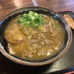 不二屋 - かすカレーうどん（￥1000）