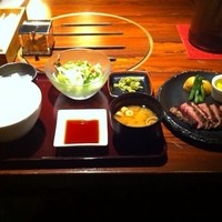 神戸牛炭火焼肉 いく田 代々木 - 神戸牛ステーキランチ 1680円