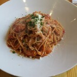 ボーノ - ロッソ＝赤？だったよね？喉が不調なので、鷹の爪抜きにして下さいました。