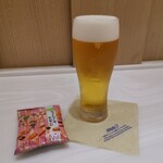 ANAラウンジ - オリオンビールとスナック( ´∀`)