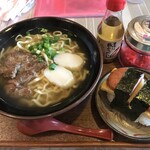 すまゆくい - ソーキそば＋おにぎりポーク