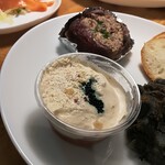 洋惣菜 亀洋 - 帆立と牡丹海老ウニクリームパフェ✨✨