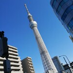 下総屋 - 今日は快晴で、スカイツリーも良く見える