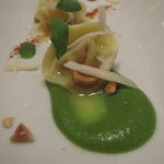 SALONE 2007 - 乳飲み仔羊のリピエーノ　グリーンピースのクレマ2