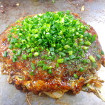 Okonomiyaki Izumi Hiroshima Fuu - 「2　お好み焼き　肉・玉子・そば」（税別787円）＋「生ネギ」（税別139円）