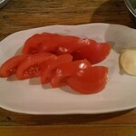 串カツ田中 - 冷やしトマト