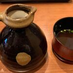 東京庵 - 蕎麦湯