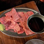 ホルモン青木 - 秒殺ロース・しょうゆ（1200円＋税）