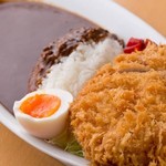 ポンチ軒 - ディナー：お食事メニュー、かつと特製カレー、ヒレとロースが選べます。