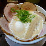 ラーメン家 みつ葉 - 豚CHIKIみそチャーシューメン（H24.3.28）