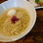 麺屋さすけ - あら炊き塩そば1000円