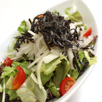 Japanese-style salt cob and chicory salad