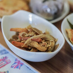 せいこ食堂 - "金平牛蒡（きんぴらきたきす）"、牛蒡絲（うまふゞきせん）