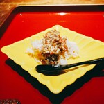 初音鮨 - 松葉カニ味噌卵 痛風リゾット