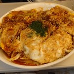 お好み焼き・鉄板居食家 徳兵衛 - イカ天・肉蕎麦入り広島お好み焼き