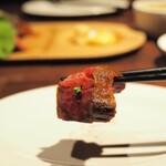 ビストロ TERIYAKI - 黒毛和牛ステーキ（ハラミ）