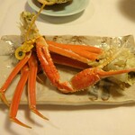 望洋樓 - 夕食：越前蟹 茹で蟹