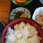 Kaishokudokoro Eemon Ya - ご飯、漬物、デザート