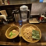 つけ麺 えん寺 - ベジポタ味玉入りつけ麺（900円）