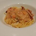 ステーキ・洋食のTANTO屋 - 明太子クリームのミニパスタ　2019.12