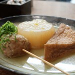 大八 - とりだんご、大根、厚揚げ