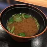 天婦羅 みやしろ - 赤出汁