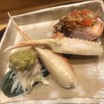 122541352 - 蟹は親指が好き