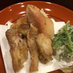 122541415 - 長万部の北寄貝の葛粉揚げ