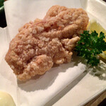 陽菜田 - 「つくば鶏の唐揚げ(1個)」@？