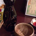 陽菜田 - 木内酒造「菊盛(きくさかり)辛口純米酒」熱燗@600    常陸野ネストビールの製造元です