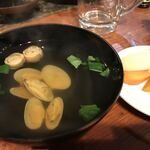 パールグルメイン竹正 - お吸い物、フルーツ