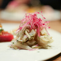 Selvaggio - 北海道 つぶ貝のマリネ 紅芯大根☆