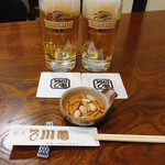 Unagi Kappou Kawakame - 生ビール 中 670円