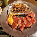 焼肉トラジ - 焼肉定食 (2100円) の肉