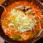 林家樓 - 野菜たっぷり味噌ラーメン　アップ