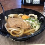 竹屋うどん - きつねうどん(太麺)¥480＋月見¥50