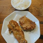 AJI10 - からあげ二個＋ごはん