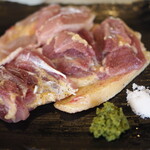 ろばたやき山ろく - 地鶏塩
