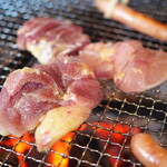 ろばたやき山ろく - 地鶏塩