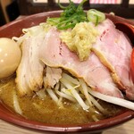 拉麺大公 - 焼き味噌ラーメン(追加トッピング多数)